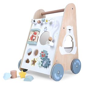 Leseni hojce za otroke s premičnimi elementi ECOTOYS