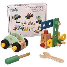 Leseni konstrukcijski set 40 elementov