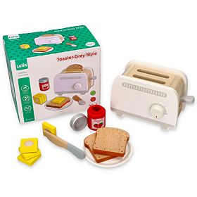 Leseni siv toaster igrača za otroke