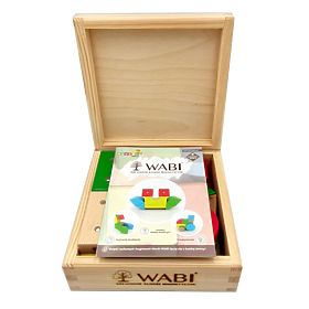 Leseno-magnetne kocke WABI, 20 elementov