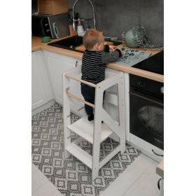 Montessori učni stolp Pola Scandi - bel