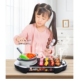 Mini kuhinja z žarom in dodatki za otroke