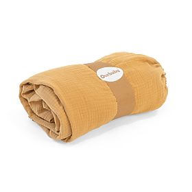 Mušelinsko rjuho Ourbaby 200x90 cm - gorčična, Ourbaby®