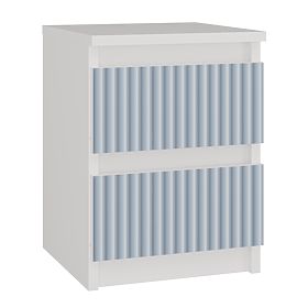 Nočna omarica Malwa M2 ARTESO BLUE / Modra