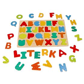 Nove lesene sestavljanke Abeceda - sestavljanka s črkami