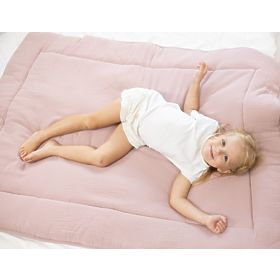 Odeja in vzglavnik iz muslina s polnilom 100x135 + 40x60 - roza