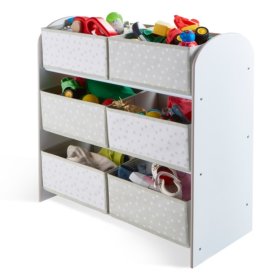 Organizator za igrače s sivimi in belimi škatlami, Moose Toys Ltd 