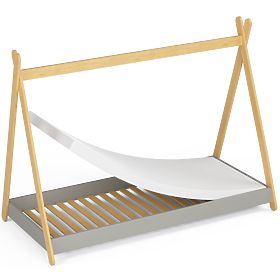 Otroška postelja 180x80 GEM z ležiščem siva