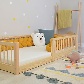 Otroška postelja Montessori Woodie - naravna