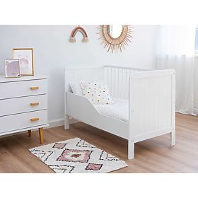 Otroška posteljica Baby Magic 120x60 cm - bela