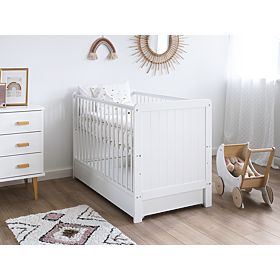 Otroška posteljica Baby Magic 120x60 cm - bela