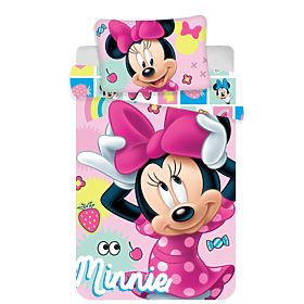 Otroška posteljnina Minnie 'Sweet' baby 100x135 cm + 40x60 cm, Minnie Mouse