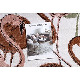 Otroška preproga FUN Flami, kremni flamingi, F.H.Kabis