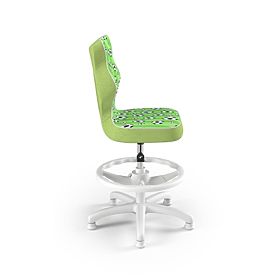 Otroški ergonomski stol za pisalno mizo, prilagojen za višino 119-142 cm - nogometne žoge