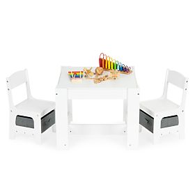 Otroški komplet lesena miza in stoli ECOTOYS, EcoToys