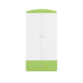 Ourbaby garderobna omara - zeleno-bela