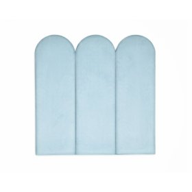 Obluček oblazinjen panel - baby blue, MIRAS