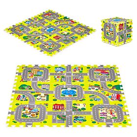 Pena podloga za otroke mesto 9 delov 90,5x90,5 cm IPLAY