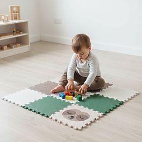 Pena sestavljanka 9 delov - lenivec in mavrica