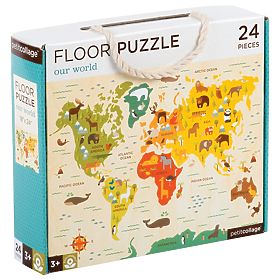 Petit Collage Floor puzzle naš svet, Petit Collage