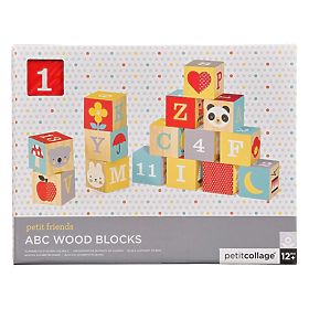 Petit Collage Lesene kocke ABC, Petit Collage