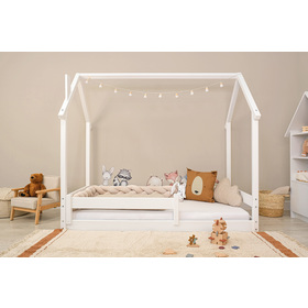 Otroška postelja Montessori Dimnik bela, Ourbaby®