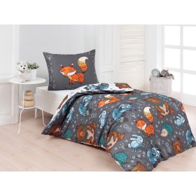 Otroška posteljnina Foxie - 140 x 200 cm + 70 x 90 cm