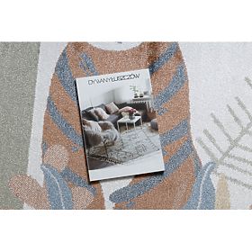 Preproga BONO 8426 Jungle, divje živali kremna / temno zlata, F.H.Kabis