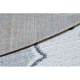 Preproga BONO 8437 krog oblaki, nebo, svetlo siva / krem, F.H.Kabis