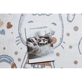 Preproga BONO 8441 krog Zajček mornar smetana / modra, F.H.Kabis