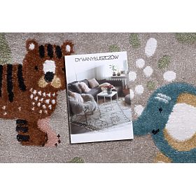 Preproga FUN Africa za otroke, živali, Afrika bež, F.H.Kabis