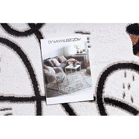 Preproga FUN Game za otroke, igralna, lama krem, F.H.Kabis