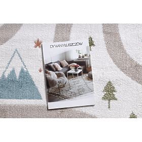 Preproga FUN Polar za otroke, ulice, gozd, krem, F.H.Kabis