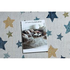 Preproga SISAL COOPER Zvezde 22260 ecru / temno modra, F.H.Kabis