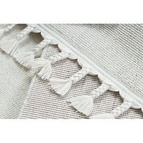 Preproga YOYO GD80 bela / siva - Tiger za otroke, strukturna, senzorične resice, F.H.Kabis