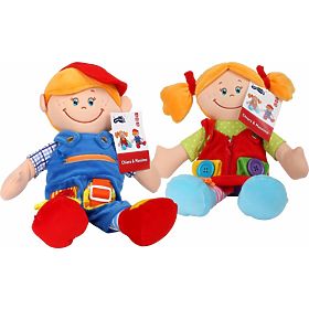Punčke z zapenjanjem Klara in Marcel