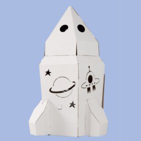 MINI kartonska raketa
