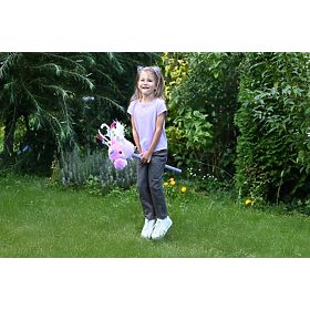 Samorog na palici Lila Hobby Horse, Przytul i kochaj