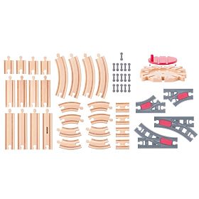 Set tirnic z vrtljivo ploščo - set 50 elementov