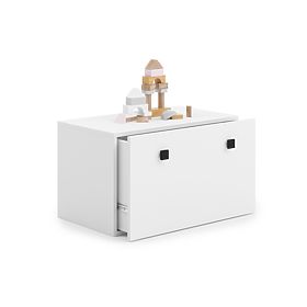 Skrinja za igrače Inga - črn ročaj