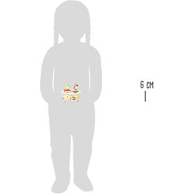 small foot Glasbena skrinjica s slonom in papigo