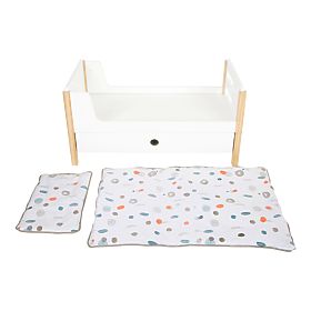 small foot Lesena posteljica Little Button