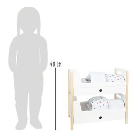 small foot Lesena posteljica Little Button