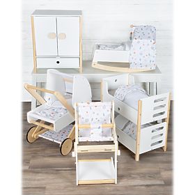 small foot Lesena posteljica Little Button