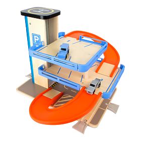 small foot Lesena večnadstropna garaža z dvigalom