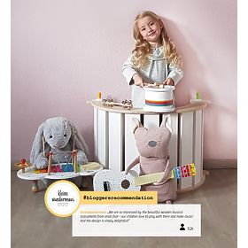 small foot Leseni glasbeni set s pikami