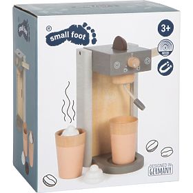 small foot Leseni kavni aparat s pripomočki Tasty siv