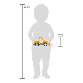 small foot Leseni nakladač z lopato