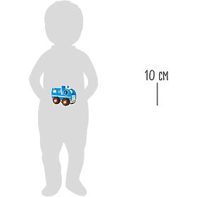 small foot Leseni policijski avto