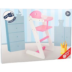 small foot Leseni stolček za hranjenje punčk dream